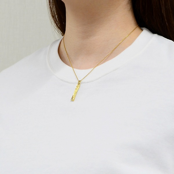 ステンレスペアネックレス