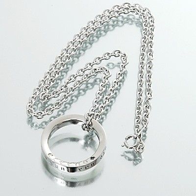 シルバーペアネックレス