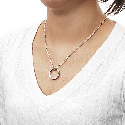 シルバーペアネックレス