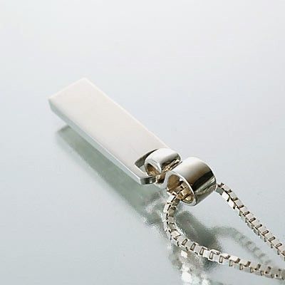 シルバーペアネックレス