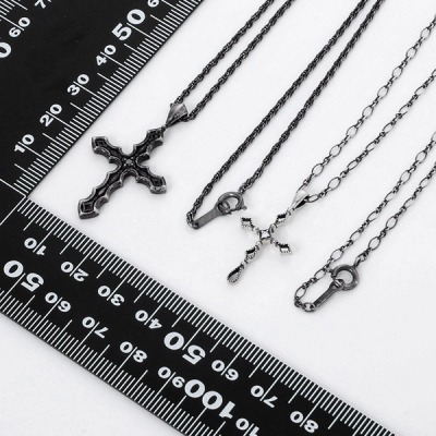 シルバーペアネックレス