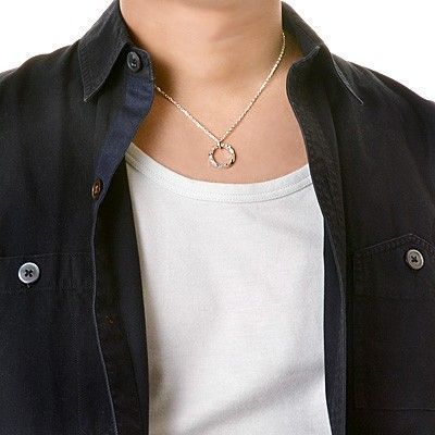 シルバーペアネックレス