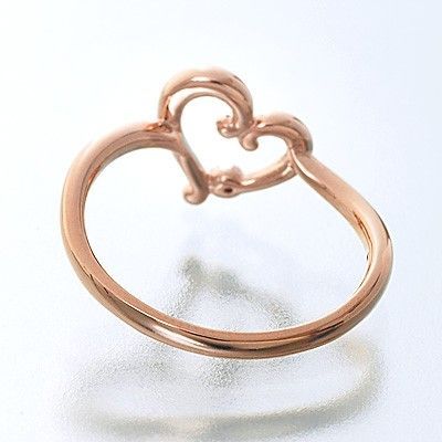 ピンクゴールドリング