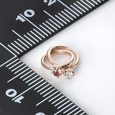 ピンクゴールドベビーリング