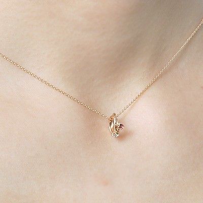 ピンクゴールドベビーリング