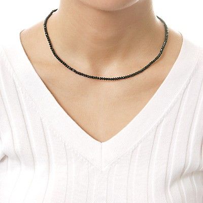 シルバーペアネックレス