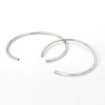 シルバーペアバングル