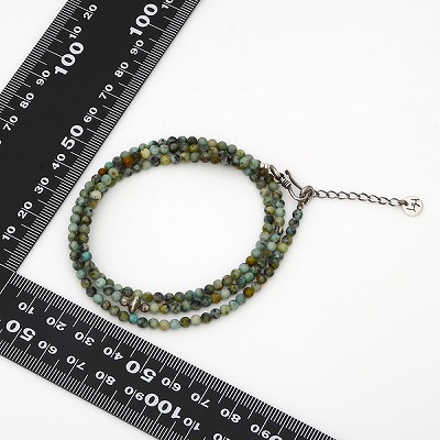 3連ビーズブレスレット