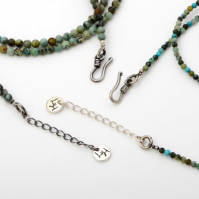 3連ビーズブレスレット