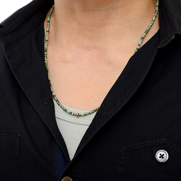 3連ビーズブレスレット