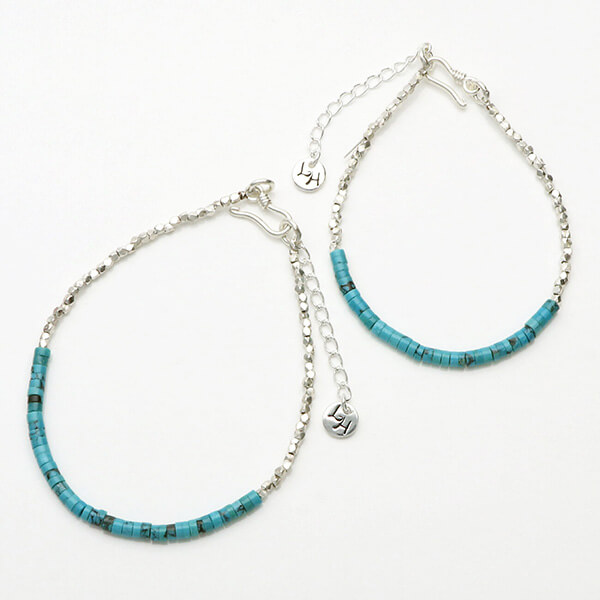 ペアビーズブレスレット