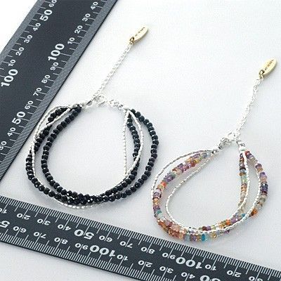 ビーズペアブレスレット