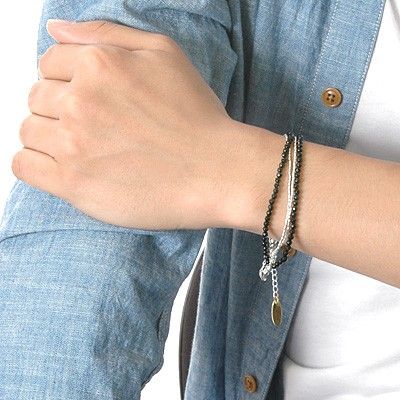 ビーズペアブレスレット