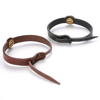 レザーペアブレスレット