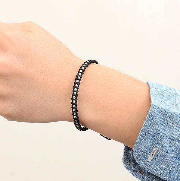 ワックスコードブレスレット