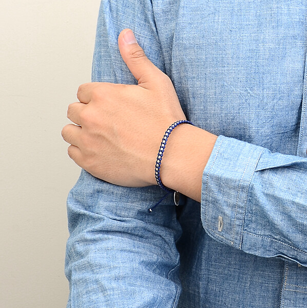 ワックスコードブレスレット