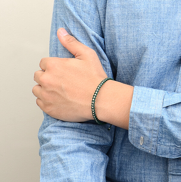 ワックスコードブレスレット