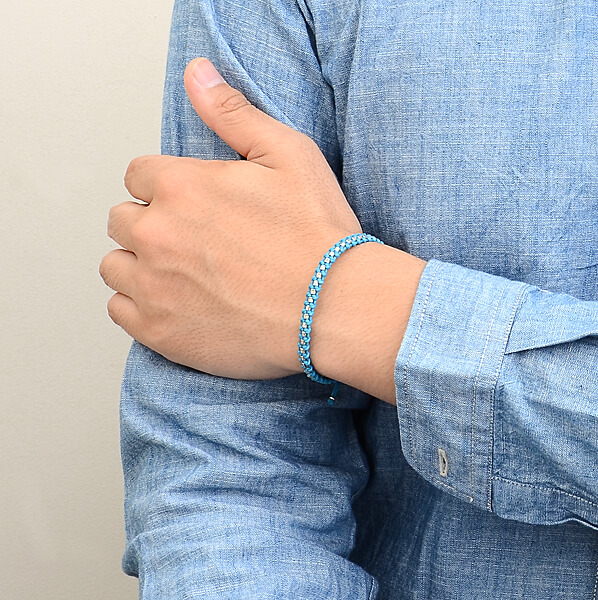 ワックスコードブレスレット