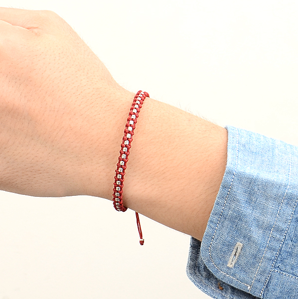 ワックスコードブレスレット