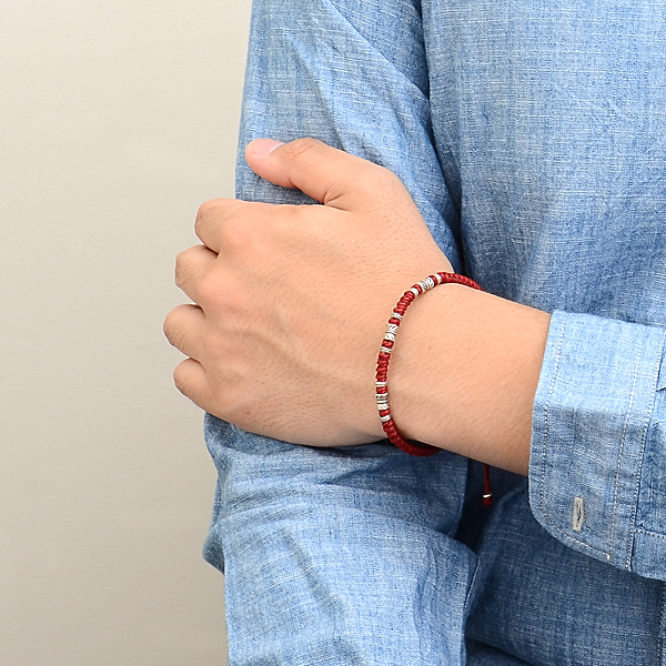 ワックスコードブレスレット