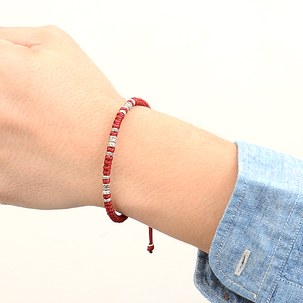 ワックスコードブレスレット