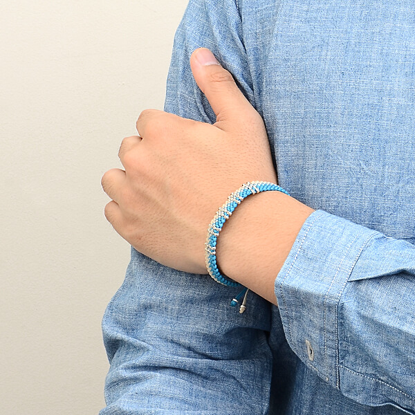 ワックスコードブレスレット