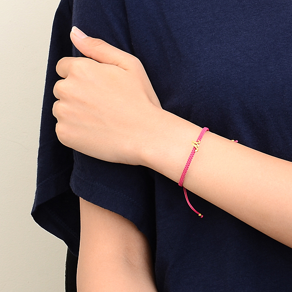 ワックスコードブレスレット