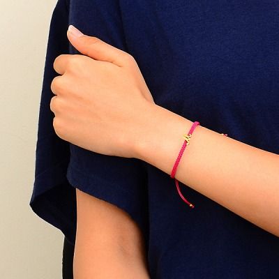 ワックスコードブレスレット