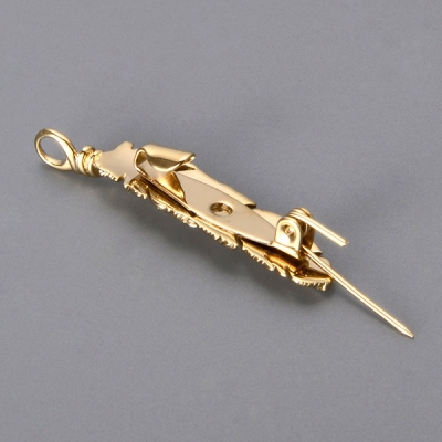 ブラスブローチ