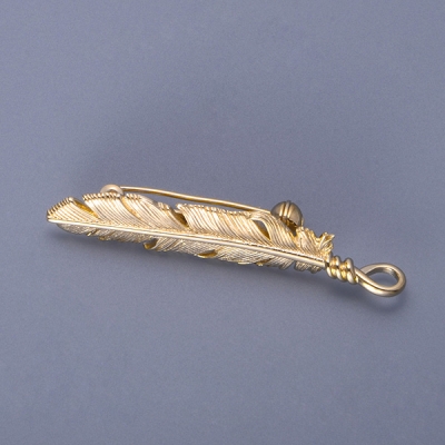 ブラスブローチ