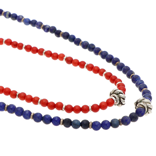 ペアビーズネックレス