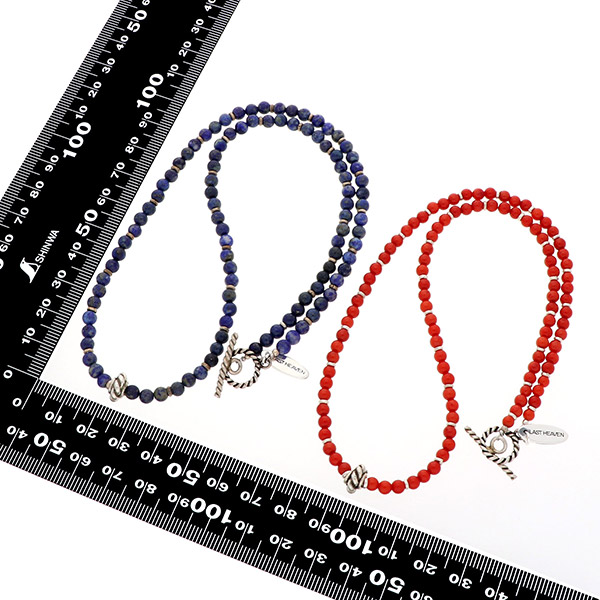 ペアビーズネックレス