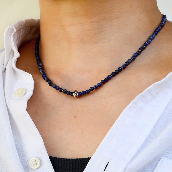 ペアビーズネックレス