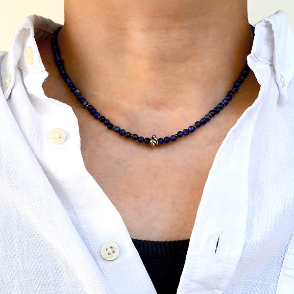 ペアビーズネックレス