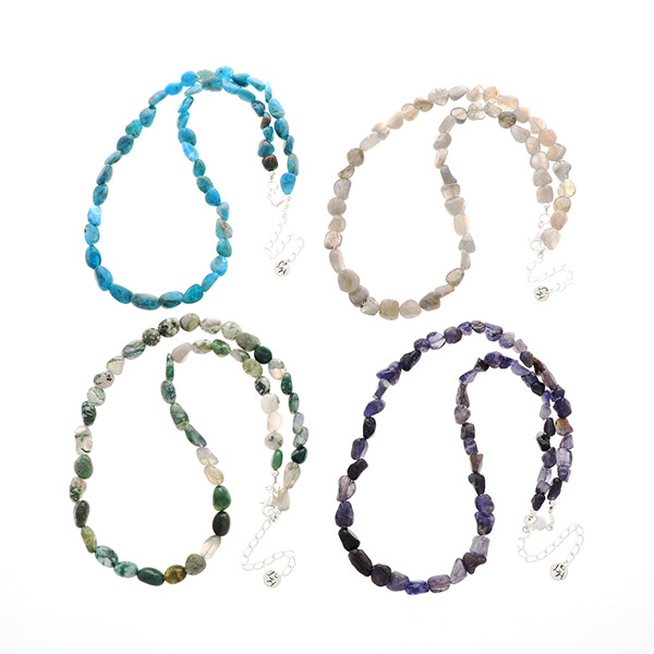 ビーズペアネックレス