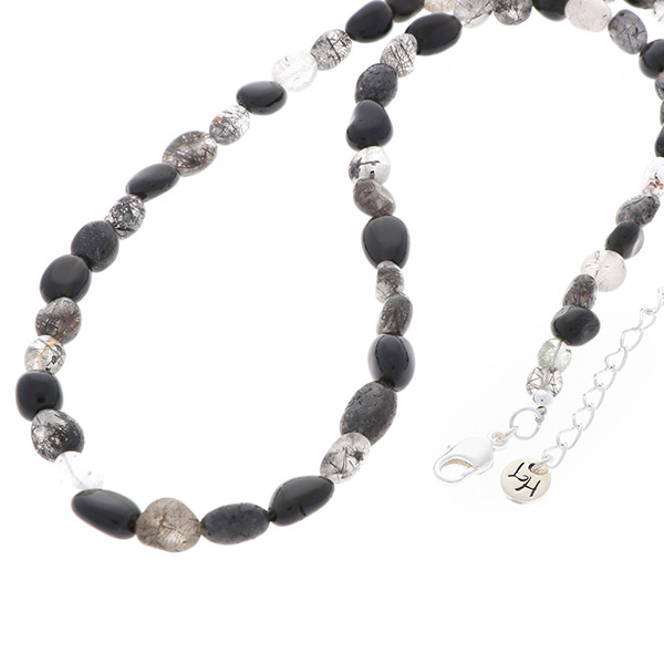 ビーズペアネックレス