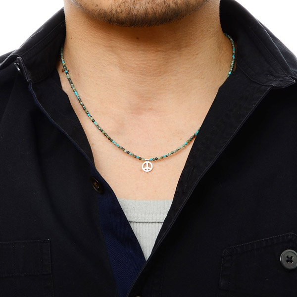 ビーズネックレス