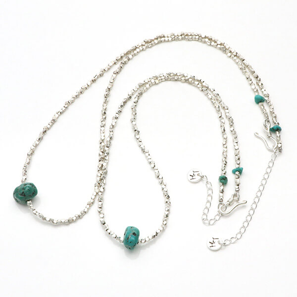 ペアビーズネックレス