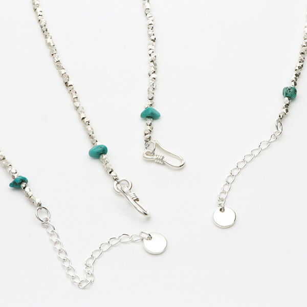 ペアビーズネックレス