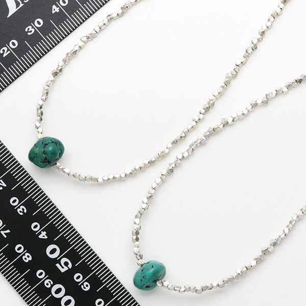 ペアビーズネックレス