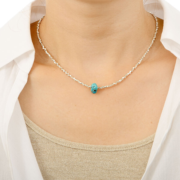 ペアビーズネックレス