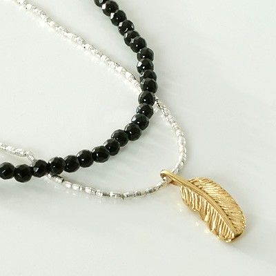 ビーズネックレス