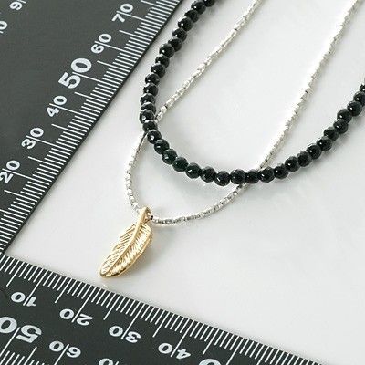 ビーズネックレス