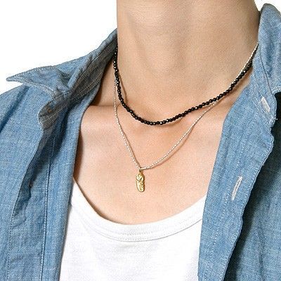 ビーズネックレス