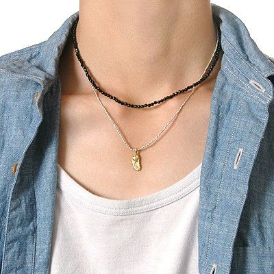 ビーズネックレス