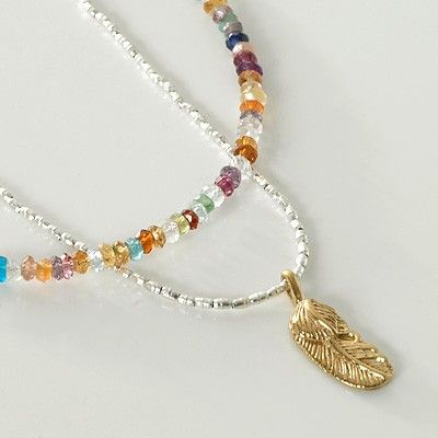 ビーズネックレス