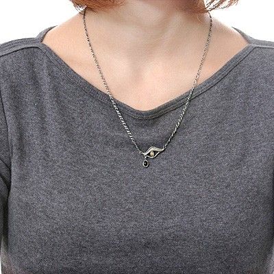 シルバーペアネックレス