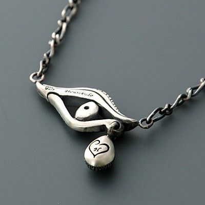 シルバーペアネックレス