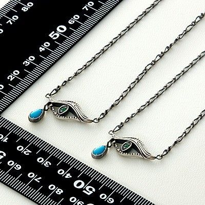 シルバーペアネックレス