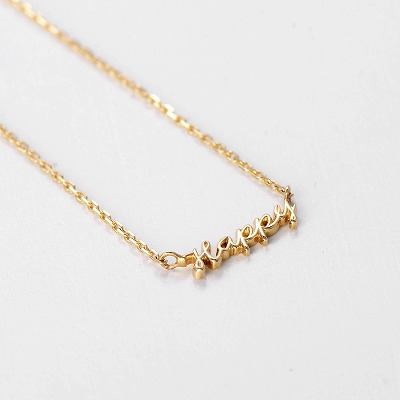 ゴールドプチネックレス